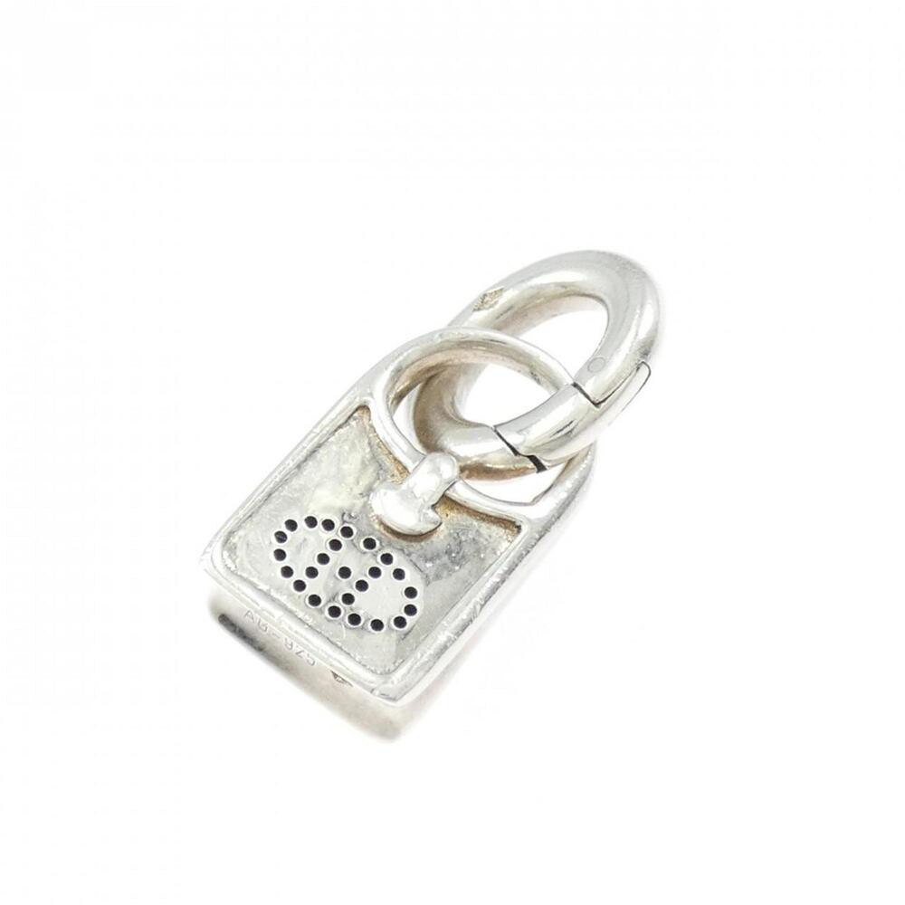 HERMES Silver Necklace